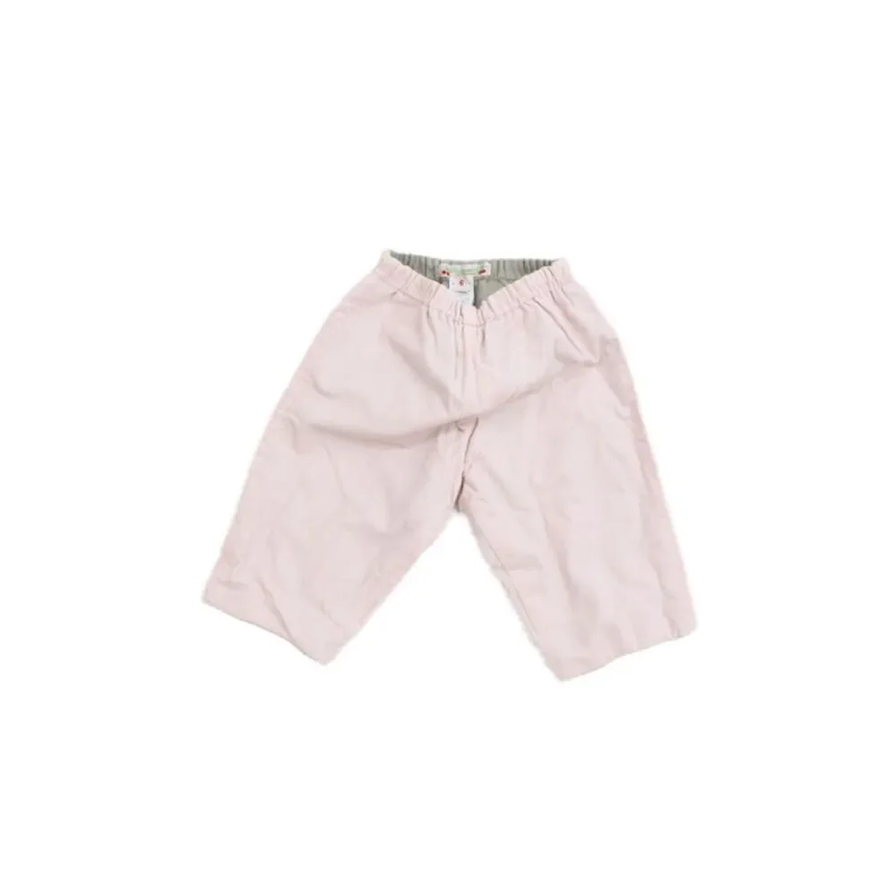 Bonpoint Girls Cotton Corduroy Elastic Waist Pants Pink Size 6 Months